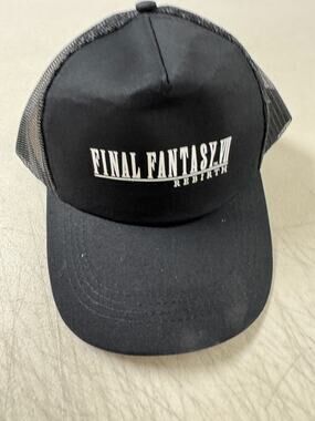 Final Fantasy VII Rebirth Trucker Snapback FF7 Promo Hat Cap Adjustable New